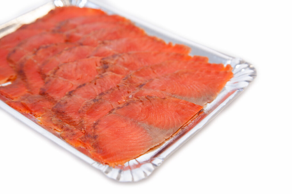 Koud gerookte Wilde Zalm 200 gram Palingrokerij Postma